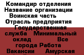 Командир отделения › Название организации ­ Воинская часть 6681 › Отрасль предприятия ­ Государственная служба › Минимальный оклад ­ 28 000 - Все города Работа » Вакансии   . Амурская обл.,Благовещенск г.